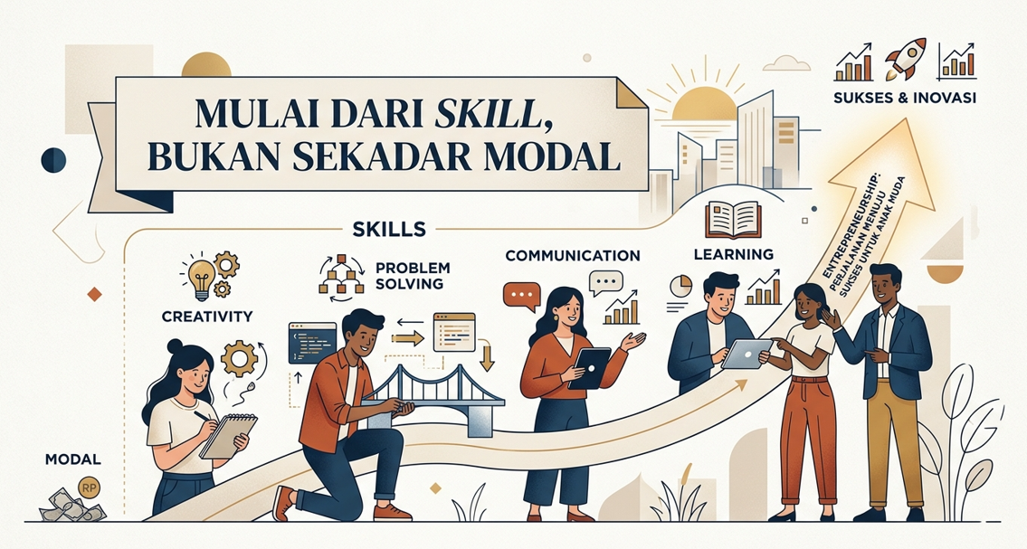 Entrepreneurship untuk Anak Muda: Mulai dari Skill, Bukan Sekadar Modal